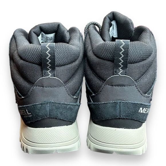 Merrell Wildwood Mid Leather Women's Size 11 WP Boot J068098 Black Leather Suede - Picture 6 of 8